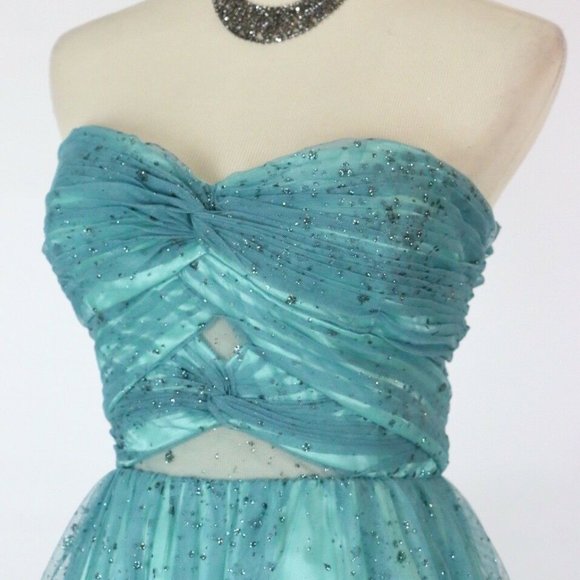 Hailey Logan $110 Jade Evening Prom Cocktail Sz 13 - Picture 8 of 11